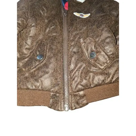 Little Me Aviator Pilot Flight Jacket 18mo Top Gun type coat - Picture 3 of 5